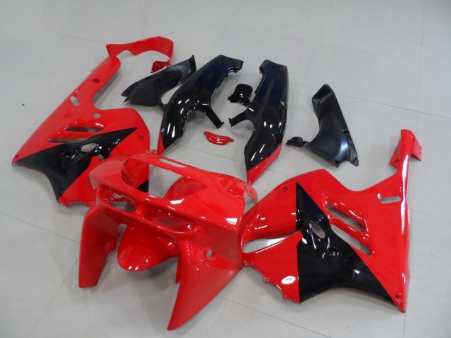1994-1997 Kawasaki ZX9R Motorcycle Fairings - Red Glossy Black UK