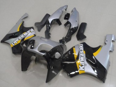 1996-2003 Kawasaki ZX7R Motorcycle Fairings - Silver Glossy Black Yellow UK