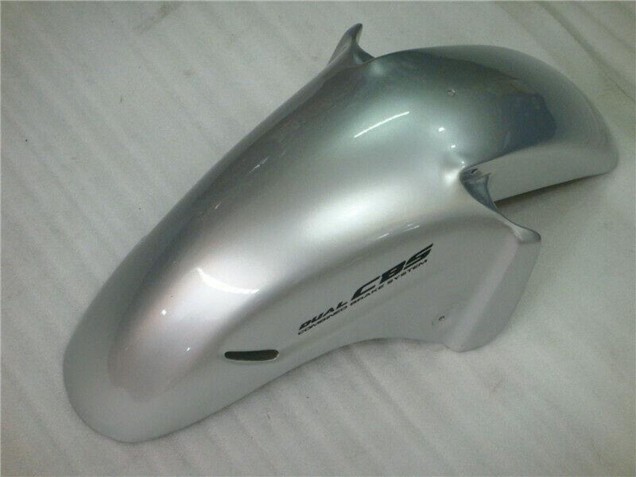 1996-2007 Honda CBR1100XX Blackbird Motorcycle Fairing - Silver Black Flame UK