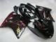 1996-2007 Honda CBR1100XX Blackbird Abs Motorcycle Fairings - Glossy Black Red Flame UK
