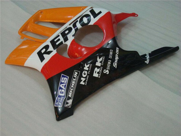 1995-1996 Honda CBR600 F3 Motorcycle Fairings - Orange White Red Glossy Black Repsol UK