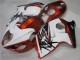 1996-2007 Suzuki GSXR 1300 Hayabusa Motorcycle Fairings - White Orange Black UK