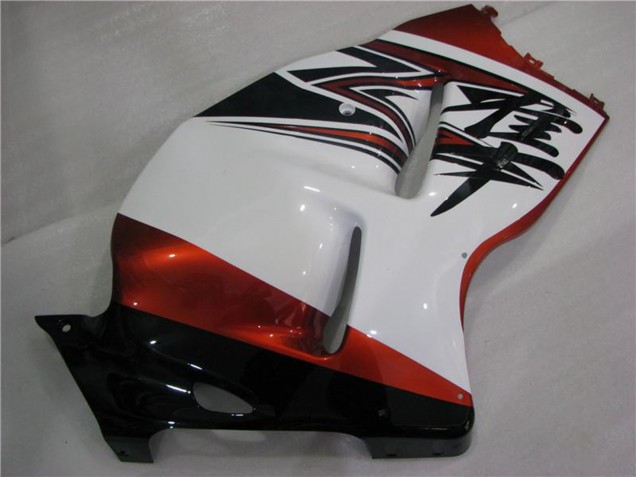 1996-2007 Suzuki GSXR 1300 Hayabusa Motorcycle Fairings - White Orange Black UK