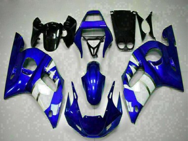 1998-2002 Yamaha YZF R6 Motorcycle Fairings - Blue White UK