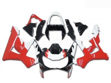 2000-2001 Honda CBR900RR 929RR Motorcycle Fairings - White Red Glossy Black UK