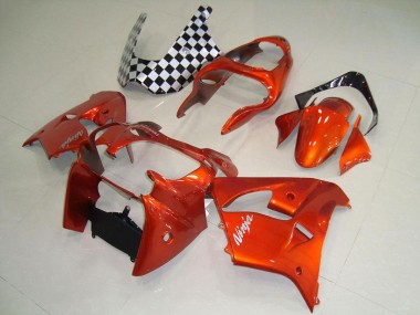 2000-2001 Kawasaki ZX9R Motorcycle Fairings - Orange UK