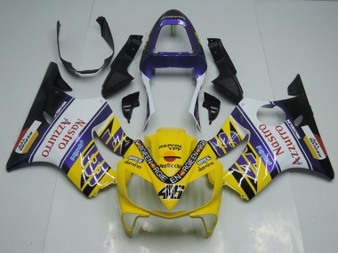 2001-2003 Honda CBR600 F4i Motorcycle Fairings - Yellow White Blue Black Red Nastro Azzurro UK
