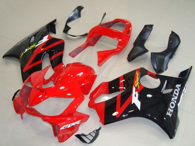 2001-2003 Honda CBR600 F4i Motorcycle Fairing - Red Glossy Black UK