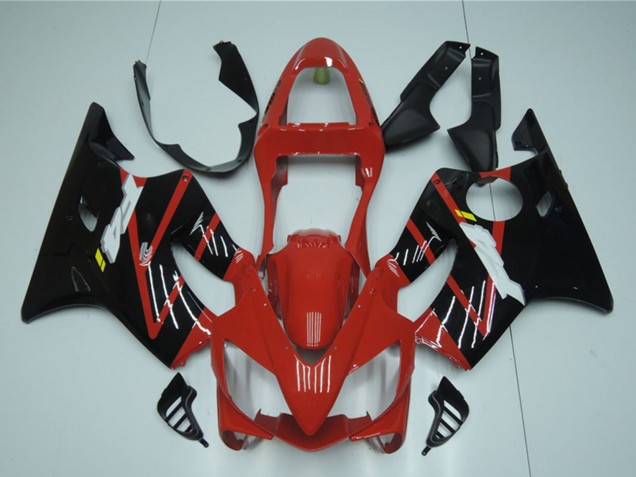 2001-2003 Honda CBR600 F4i Bike Fairings - Red Glossy Black UK