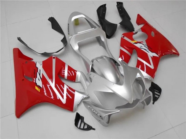 2001-2003 Honda CBR600 F4i Motorcycle Fairings Kits - Silver Red UK