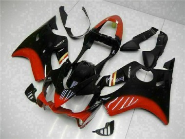 2001-2003 Honda CBR600 F4i Motorcycle Fairing Kits - Red Glossy Black UK