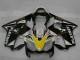 2001-2003 Honda CBR600 F4i Motorcycle Fairings - White Yellow Glossy Black Playboy UK