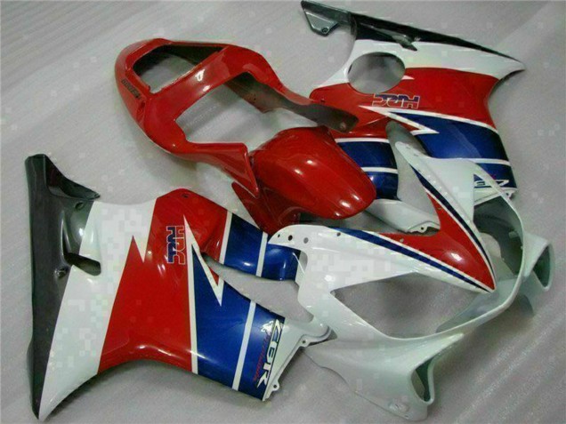 2001-2003 Honda CBR600 F4i Motorcycle Fairing - White Red Blue Black UK