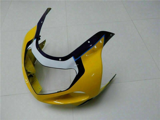 2001-2003 Suzuki GSXR 600/750 Motorcycle Fairings - Yellow Dark Blue Glossy Black UK