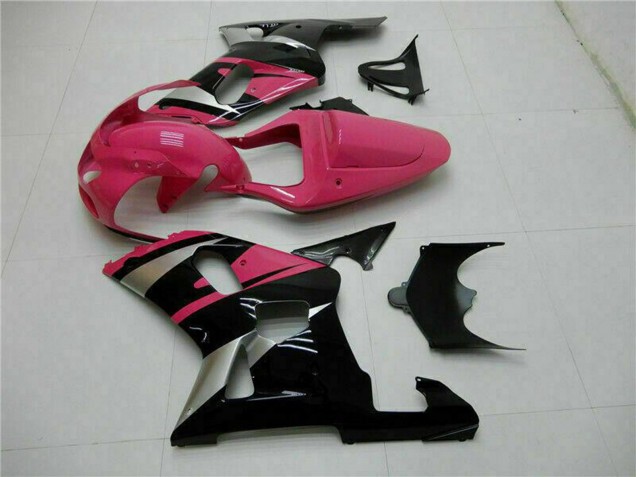 2001-2003 Suzuki GSXR 600/750 Motorcycle Fairings - Pink Silver Glossy Black UK