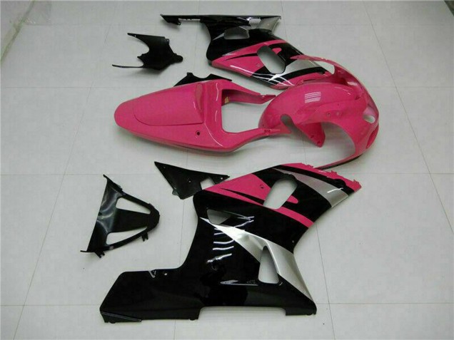 2001-2003 Suzuki GSXR 600/750 Motorcycle Fairings - Pink Silver Glossy Black UK