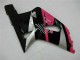 2001-2003 Suzuki GSXR 600/750 Motorcycle Fairings - Pink Silver Glossy Black UK