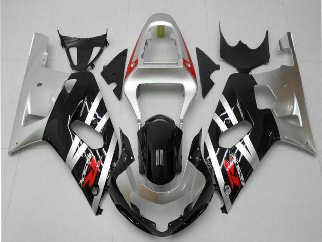 2001-2003 Suzuki GSXR 600/750 Motorcycle Fairings - Silver Glossy Black Red UK