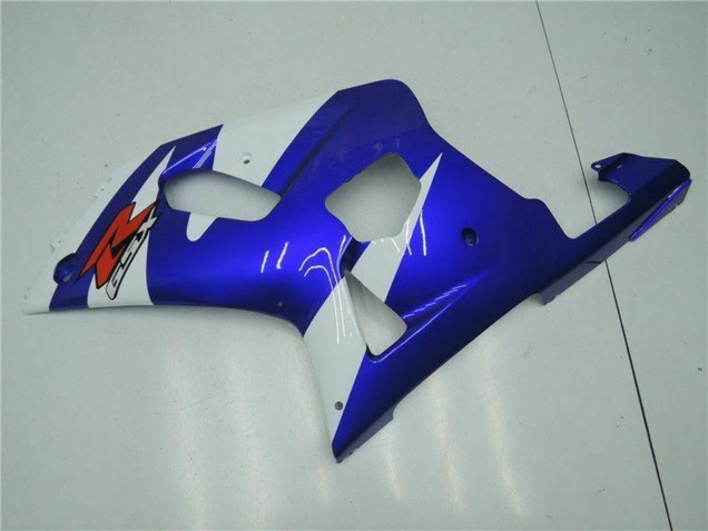 2001-2003 Suzuki GSXR 600/750 Motorcycle Fairings - White Blue Black UK