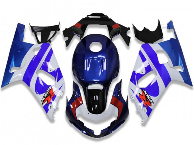 2001-2003 Suzuki GSXR 600/750 Motorcycle Fairings - White Blue Red Black UK