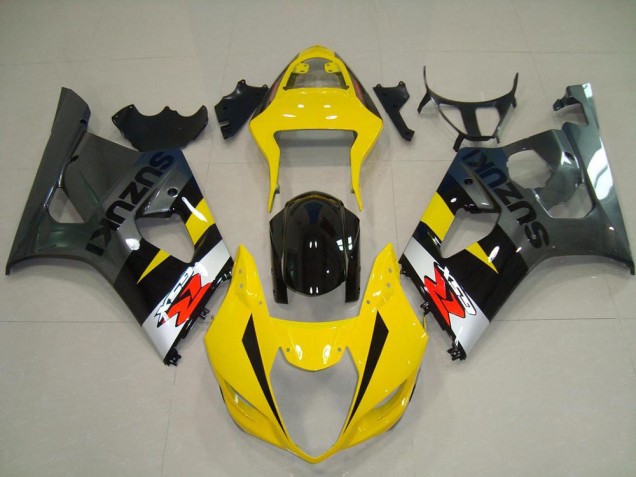 2003-2004 Suzuki GSXR 1000 Motorcycle Fairings - Yellow Silver Grey Black Red UK