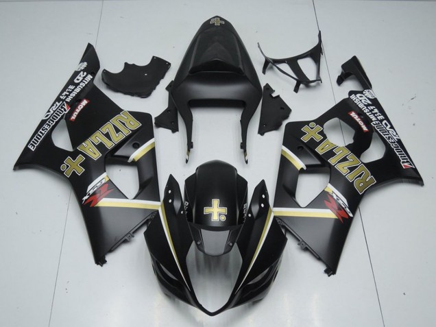 2003-2004 Suzuki GSXR 1000 Motorcycle Fairings - Matte Black Rizla UK
