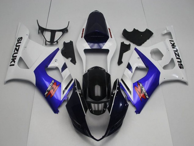 2003-2004 Suzuki GSXR 1000 Motorcycle Fairings - White Blue Glossy Black Red UK