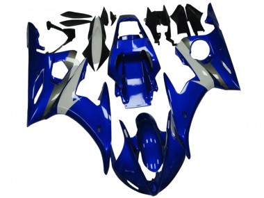 2003-2004 Yamaha YZF R6 Motorcycle Fairing - Blue White UK