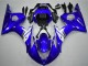 2003-2004 Yamaha YZF R6 Motorcycle Fairings - Blue White UK