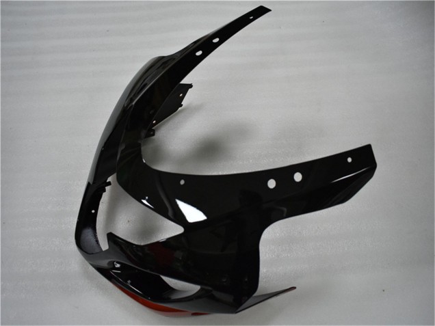 2004-2005 Suzuki GSXR 600/750 Motorcycle Fairings - Glossy Black Red Stripe UK
