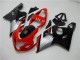 2004-2005 Suzuki GSXR 600/750 Motorcycle Fairings - Red Silver Black UK