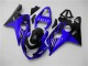 2004-2005 Suzuki GSXR 600/750 Motorcycle Fairings - Blue Glossy Black UK