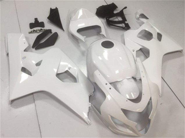 2004-2005 Suzuki GSXR 600/750 Motorcycle Fairings - Glossy White UK