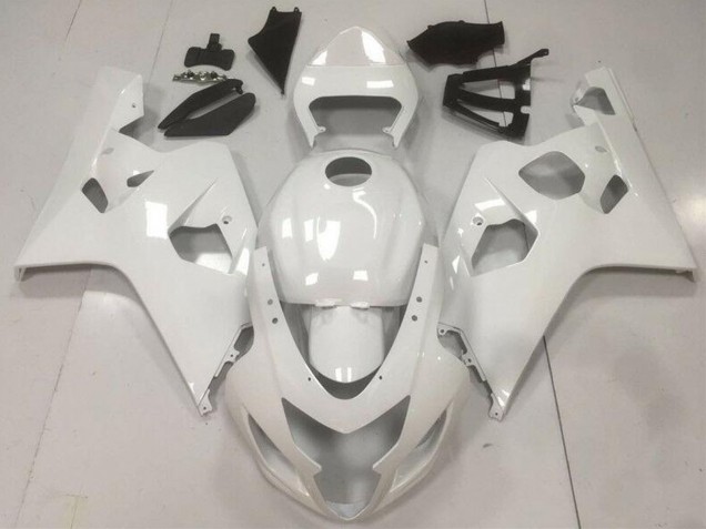 2004-2005 Suzuki GSXR 600/750 Motorcycle Fairings - Glossy White UK