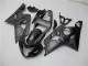 2004-2005 Suzuki GSXR 600/750 Motorcycle Fairings - Grey Black Flame UK
