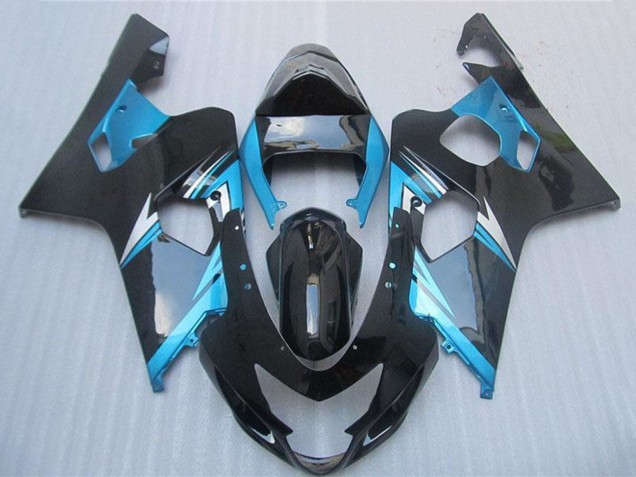 2004-2005 Suzuki GSXR 600/750 Motorcycle Fairings - Blue White Black UK