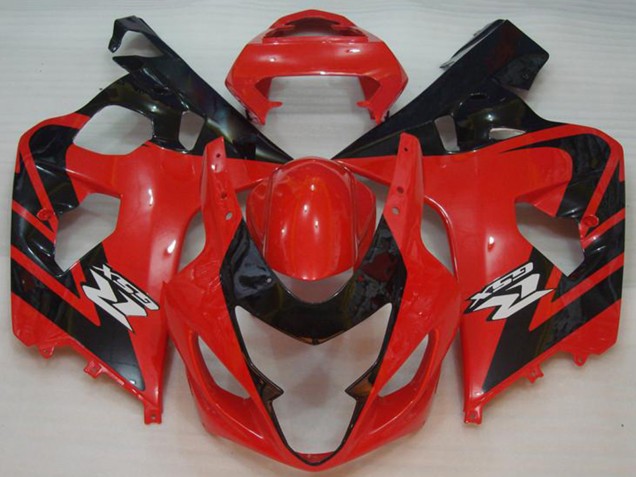 2004-2005 Suzuki GSXR 600/750 Motorcycle Fairings - Red Black UK