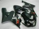 2004-2005 Suzuki GSXR 600/750 Motorcycle Fairings - Glossy Black Matte Black Red Decal UK