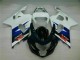 2004-2005 Suzuki GSXR 600/750 Motorcycle Fairings - White Blue Glossy Black Red UK