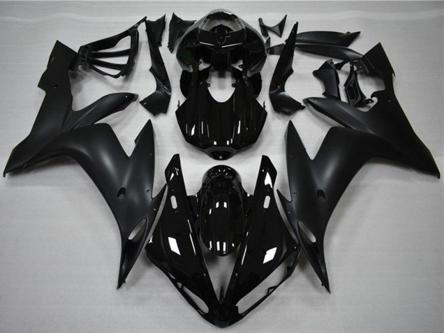 2004-2006 Yamaha YZF R1 Motorcycle Fairings - Glossy Black Matte Black UK