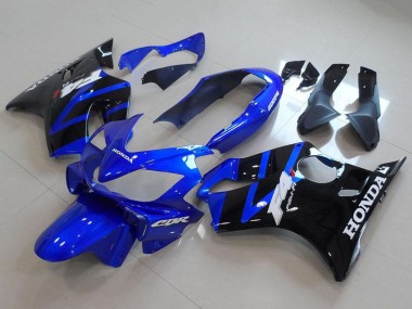 2004-2007 Honda CBR600 F4i Motorcycle Fairing - Blue Glossy Black UK