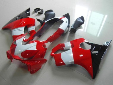 2004-2007 Honda CBR600 F4i Motorcycle Fairing - White Red Glossy Black UK