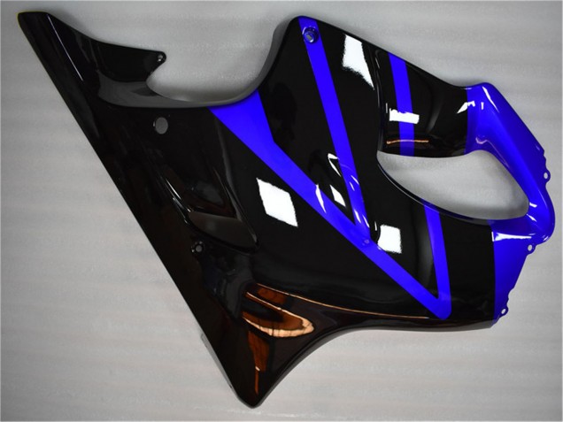2004-2007 Honda CBR600 F4i Motorcycle Fairing Kits - Blue Glossy Black UK