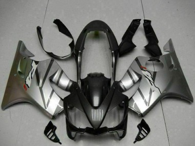 2004-2007 Honda CBR600 F4i Motorcycle Fairings - Silver Matte Black UK