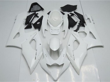 2005-2006 Suzuki GSXR 1000 Motorcycle Fairings - White UK
