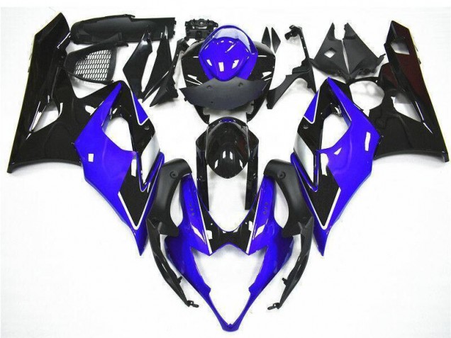 2005-2006 Suzuki GSXR 1000 Motorcycle Fairing Kits - Blue Black UK