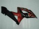 2005-2006 Suzuki GSXR 1000 Motorcycle Fairing - Red Glossy Black UK