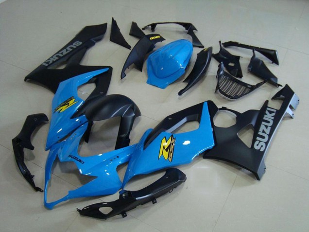 2005-2006 Suzuki GSXR 1000 Motorcycle Fairings - Blue Black Yellow UK