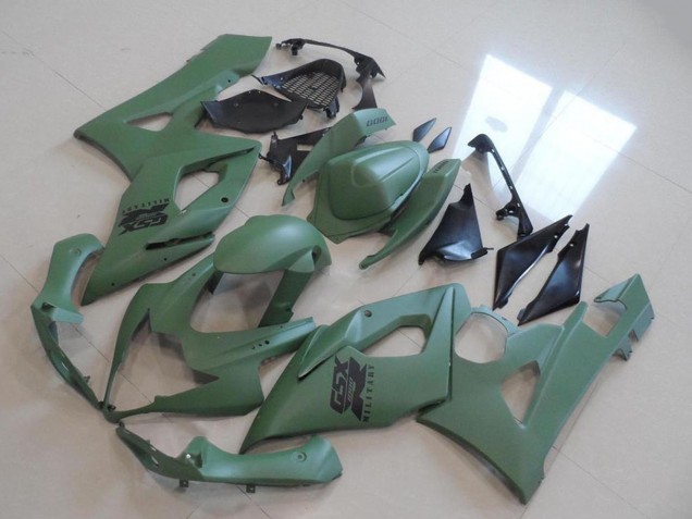 2005-2006 Suzuki GSXR 1000 Motorcycle Fairings - Matte Army Green UK