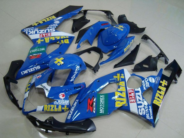 2005-2006 Suzuki GSXR 1000 Motorcycle Fairings - Blue Yellow Red Green Black Rizla UK